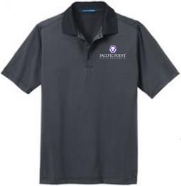 Fine Stripe Performance Polo, Graphite/ Black